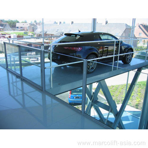 Scissor car lift table